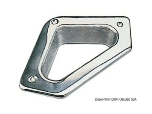 Ecubier triangulaire inox