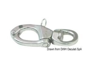 Mousqueton Norseman dimension 1 marine inox