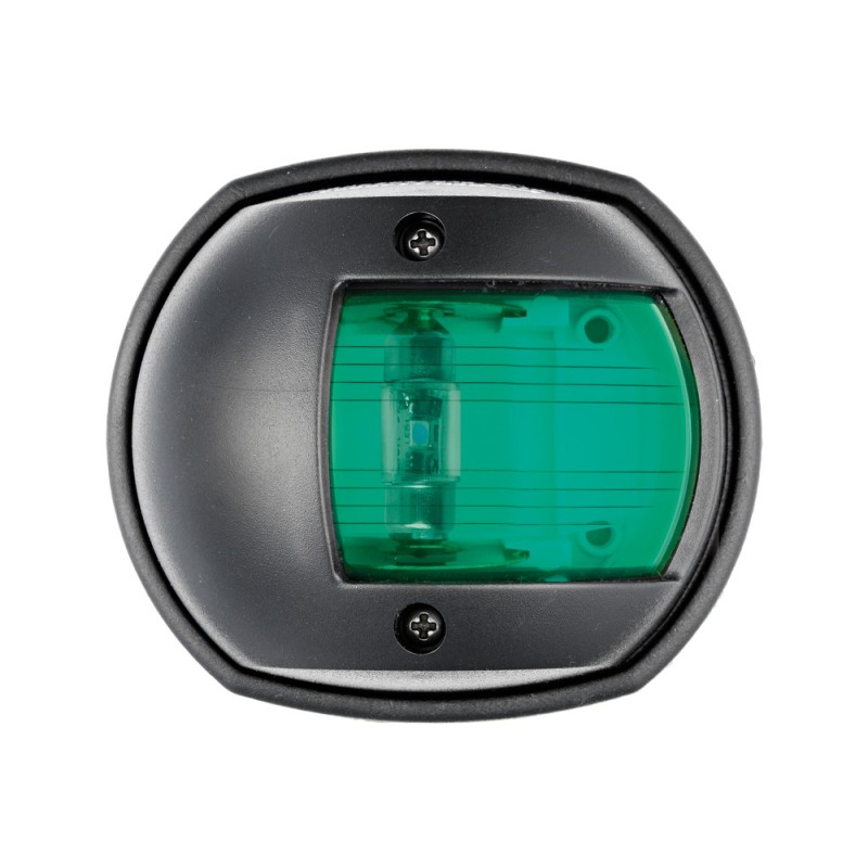 Feu de navigation à led Compact noir/112,5° droit