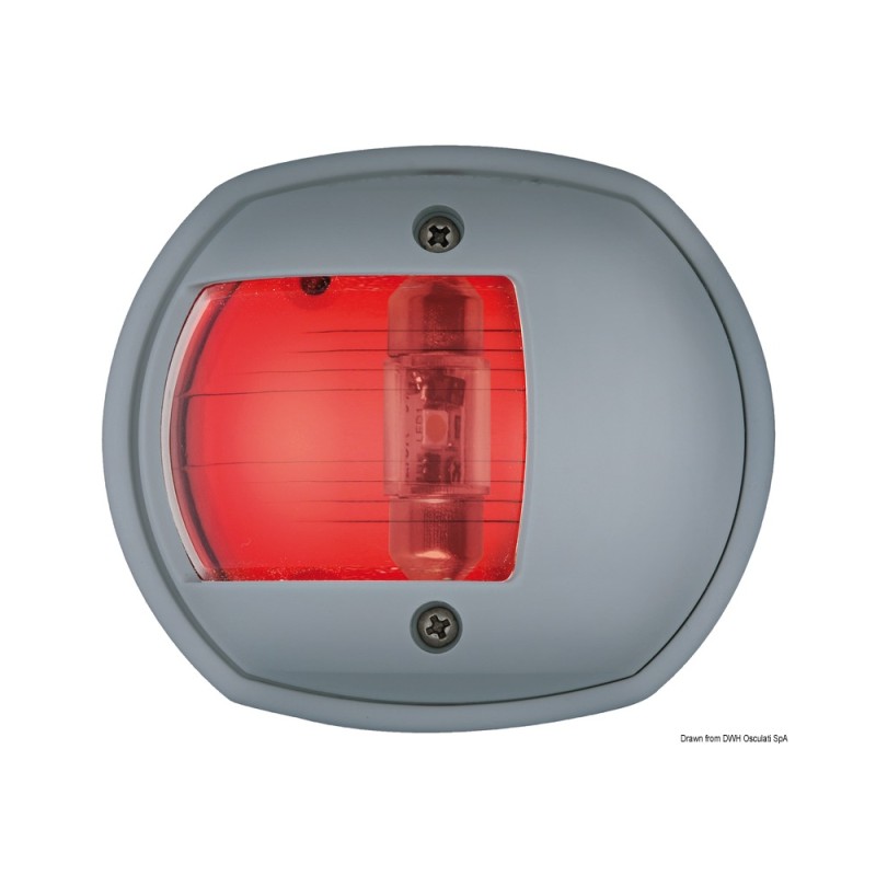 Feu de navigation à led Compact gauche RAL 7042