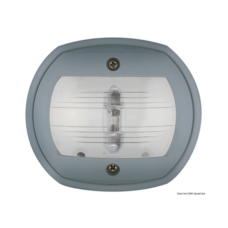 Feu de navigation à led Compact poupe RAL 7042
