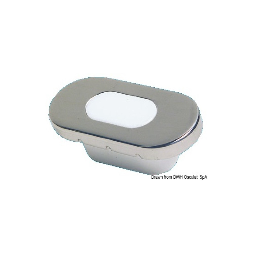 Lumière courtoisie Bimini poli a. plafonnier inox
