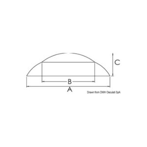 Plafonnier inox 7" 12V20W