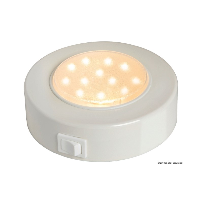 Spot Batysistem Sun en ABS blanc 10 LED