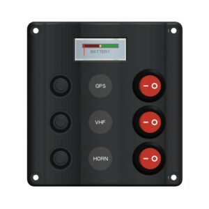 Tableau électrique Wave 3 + 12V voltmètre