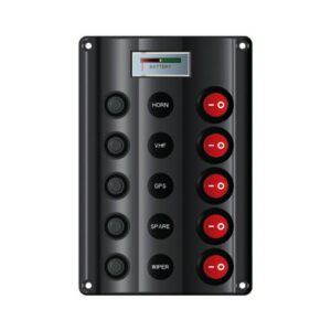 Tableau électrique Wave 5 + 12V voltmètre