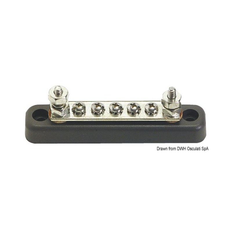 Barrette support Bus-Bar 2 x 5 mm