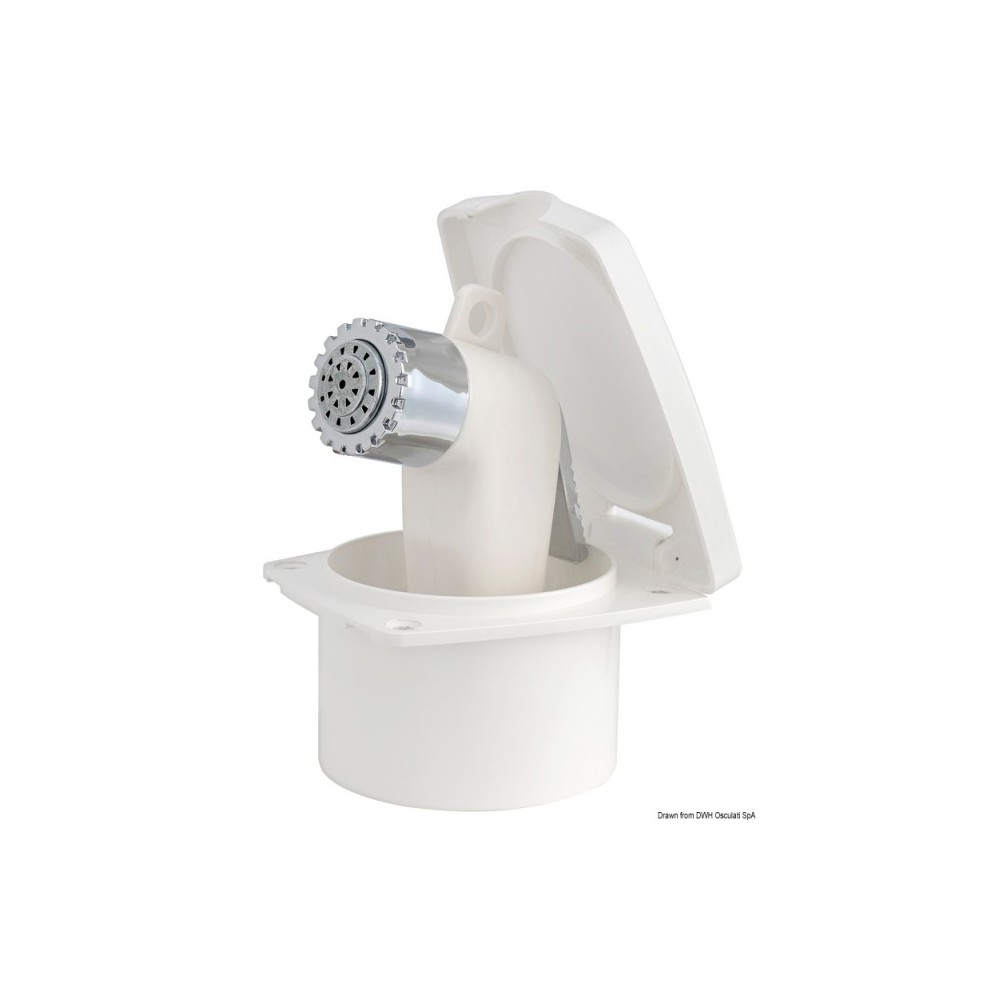 Douchette Boris Inox, tuyau nylon 4 m (Bulk 10 pcs)