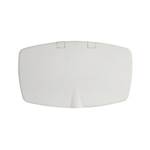 Coffret douche New Edge blanc tuyau PVC 2,50 m