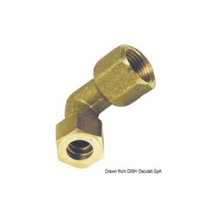 Raccord 90° femelle 10x3/8"