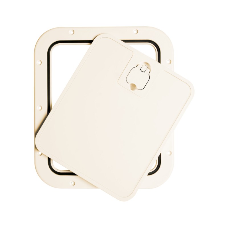Trappe inspect façade amovible blanc 305 x 355 mm – Image 2