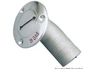 Bouchon FUEL incliné 30° AISI316 poli miroir 38 mm