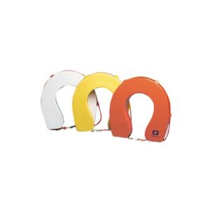 Bouée fer-à-cheval PVC blanc version equipée