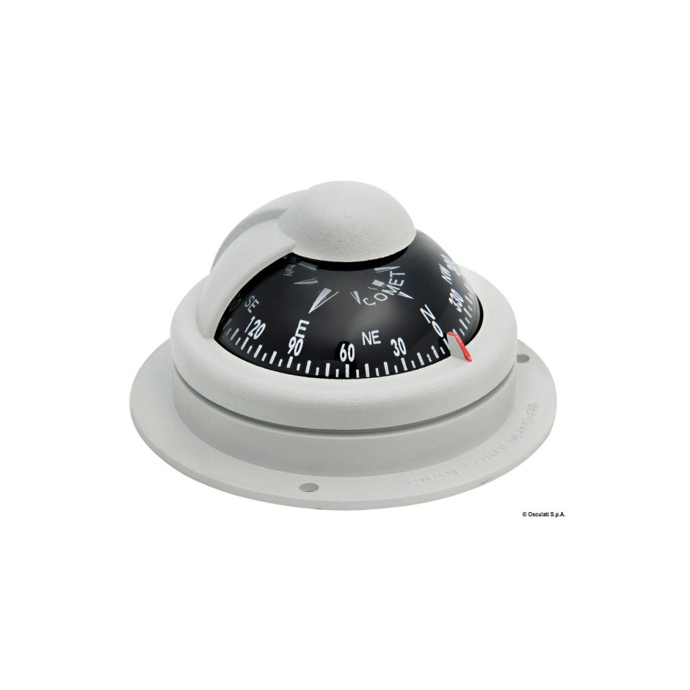 Compas RIVIERA Comet 2" fixation sur plan gris