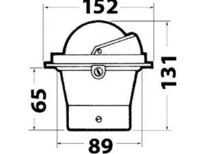 Compas 3" RIVIERA BZ1/AVB rose bleue/boîtier blanc