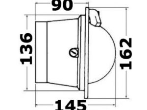 Capot de rechange p. compas 3" Polare