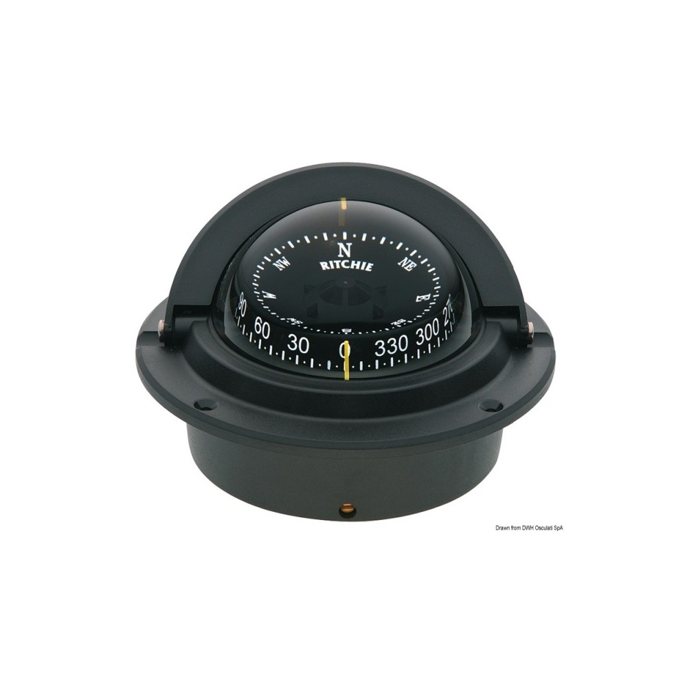 Compas encastrement RITCHIE Voyager 3" blanc/blanc