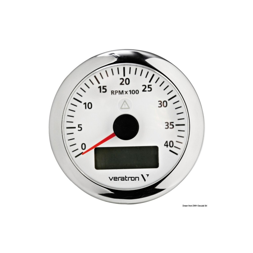 Compte-tours VDO ViewLine 3000 RPM blanc