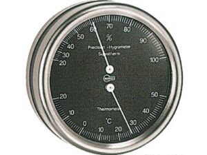 Thermo/Hygromètre Barigo Orion cadran noir