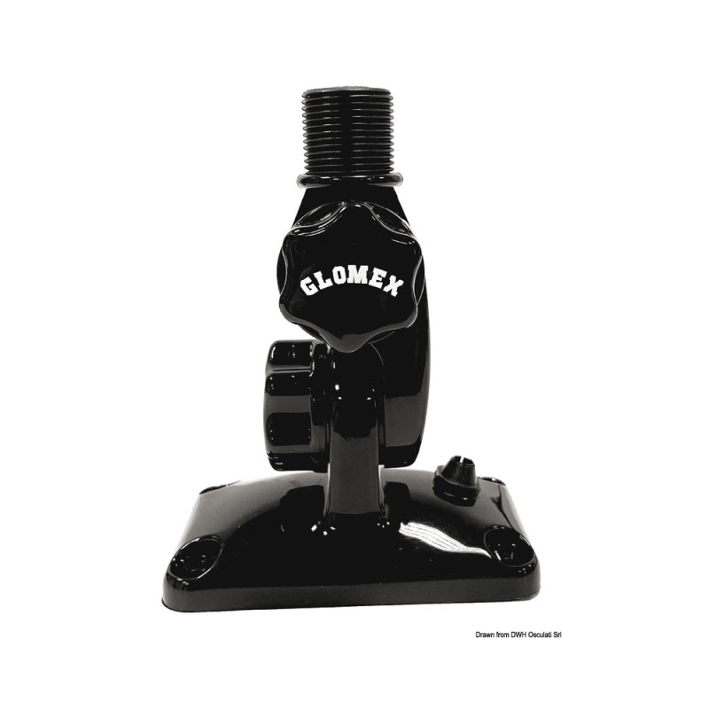 Base articulée GLOMEX en nylon renforcé noire – Image 4