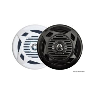 Enceintes double cône 4" 2x30 W blanc