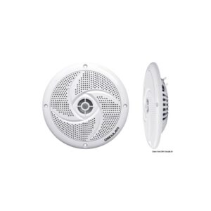Enceintes double cône ultra slim 4" - blanc