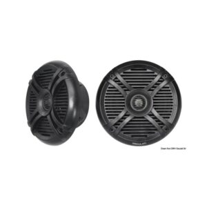 Hautparleurs 2 voies LED-RGB programm. 5,25 noir