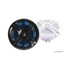 Hautparleurs 2 voies LED-RGB programm. 6,5 blanc