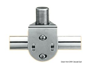 GPS/VHF antenna support AISI 316