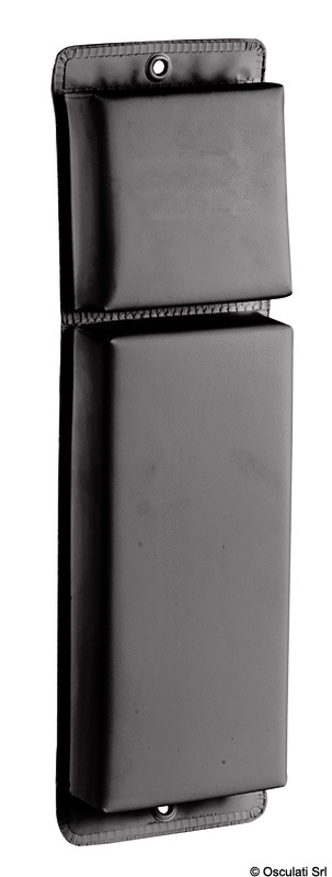 Parabordo PVC piatto 610 mm nero