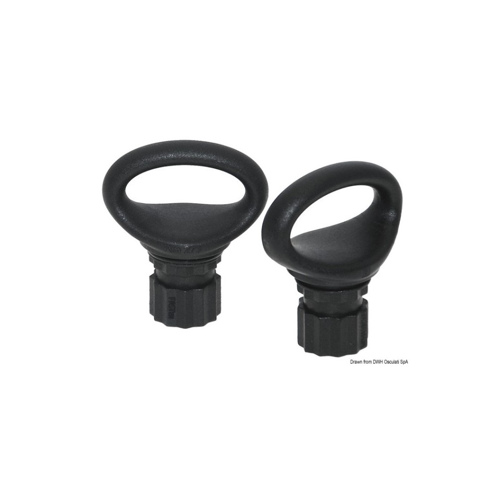 Paire d'anneaux Fasten 75 x 46 mm