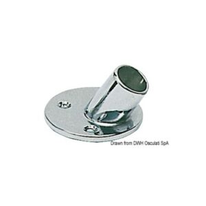 Base et raccord p. balcon inclinée 60° 22 mm