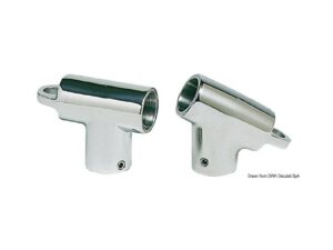 Raccord T 60° 22mm avec œil