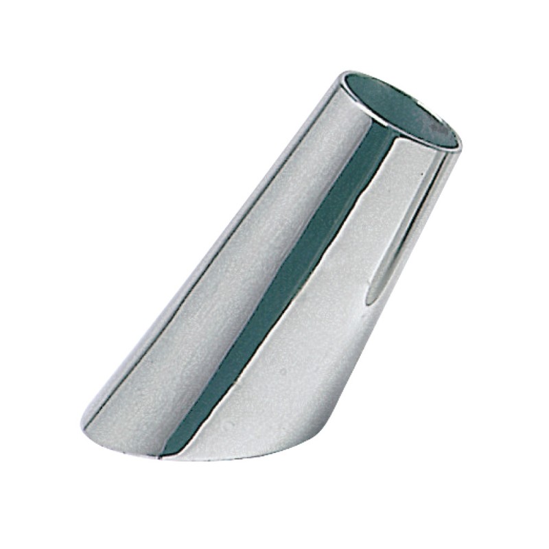 Platine p. balcon AISI316 ronde 60° 25 mm