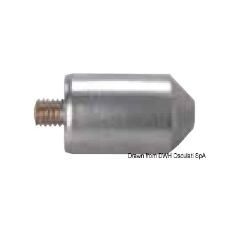 Anode zinc exchang. de chaleur/collecteur 3/8"