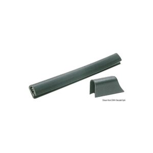Liston PVC noir 18x26 mm