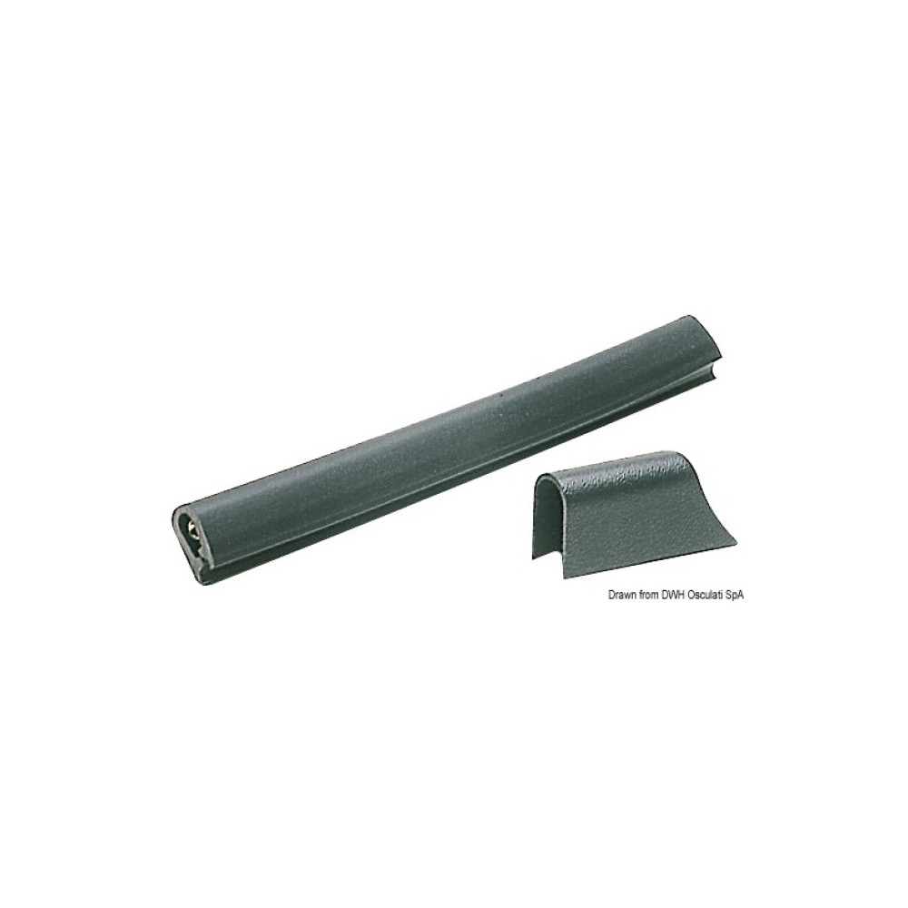 Liston PVC noir 30x38 mm