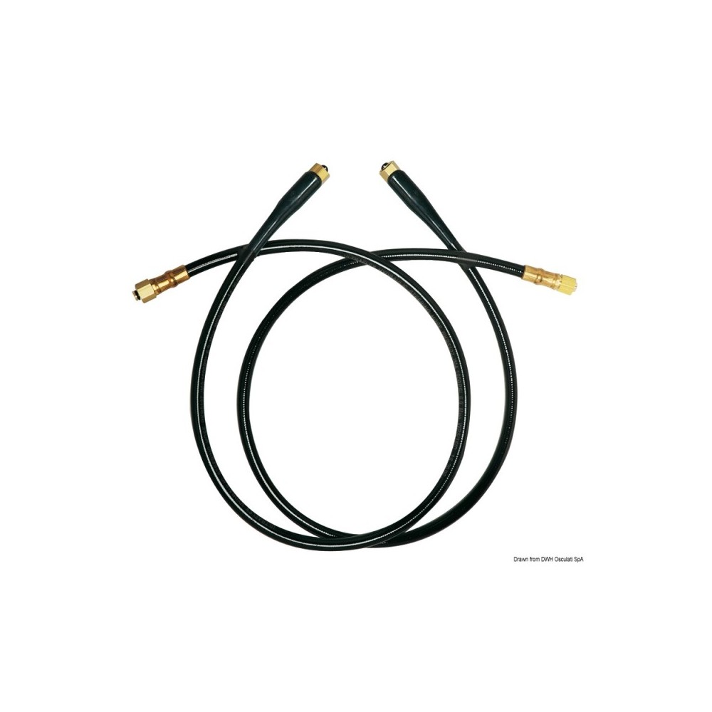 Raccord cylindrique en T pour purge orientable 3/8" en laiton nickelé