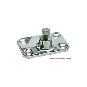 Support à mur Heavy Duty AISI316 48x73 mm Inox AISI 316 M6