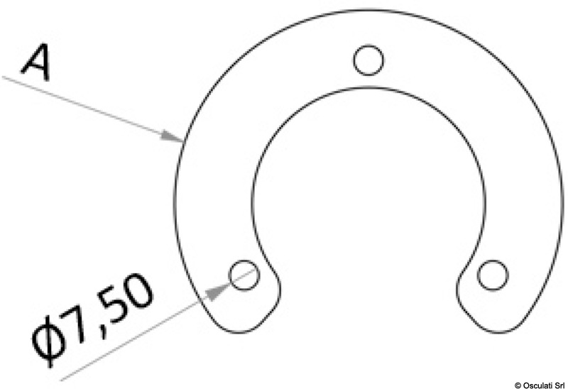 Controflangia di montaggio