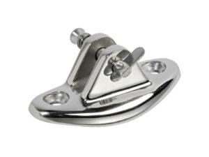 Support fourche base concave p. tubes 40 mm