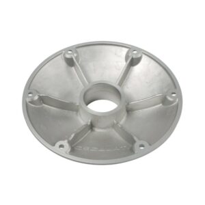 Base de rechange aluminium anodisé poli Ø 165 mm