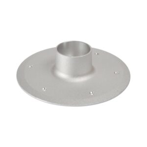 Base de rechange aluminium anodisé sablé Ø 80 mm