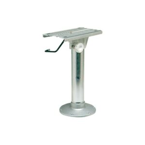 Support siège chariot pivotant base sablée