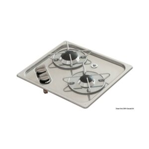Plaque cuisson inox à encastrer 323x353 mm