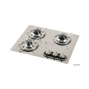 Plaque de cuisson à encastrer 3 feux 470 x 360 mm