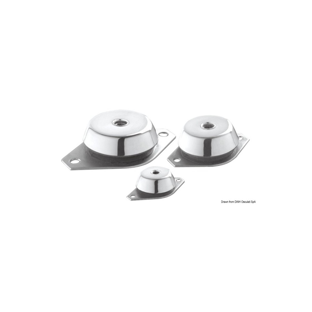 Support antivibration acier galvanisé 350 kg