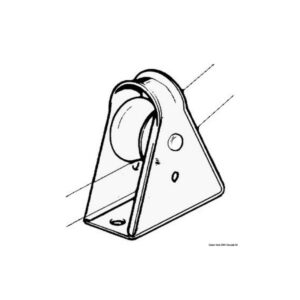 Poulie SEA SURE à fixer à plat 12 mm