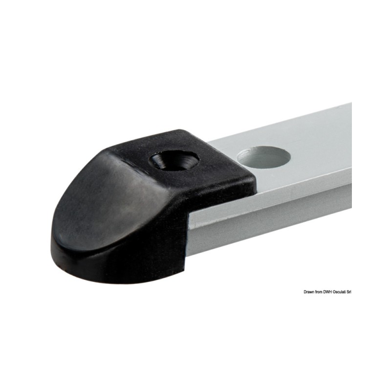 Terminal rail nylon noir p. 61.591.01