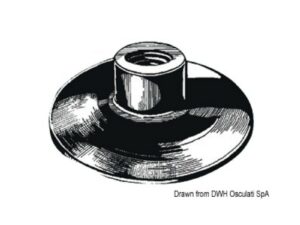 Mât pavillon droit noir 75mm